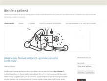 Tablet Screenshot of bicicletagalbena.ro